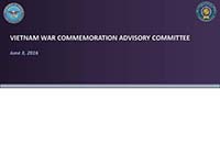 Vietnam War Advisory Committee Meeting 06032016